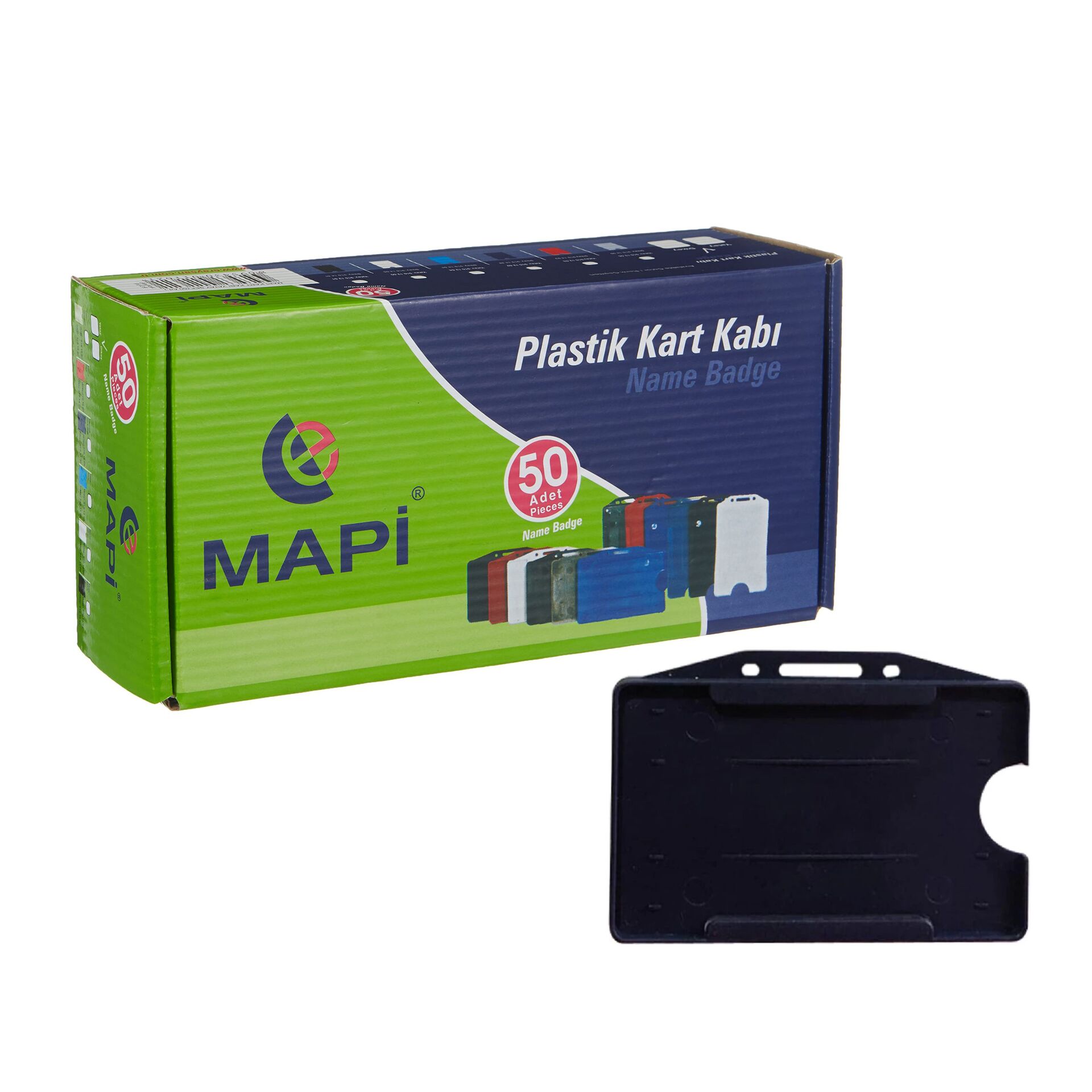 Mapi Pp Kart Kabı Yatay Lacivert 50 Adet