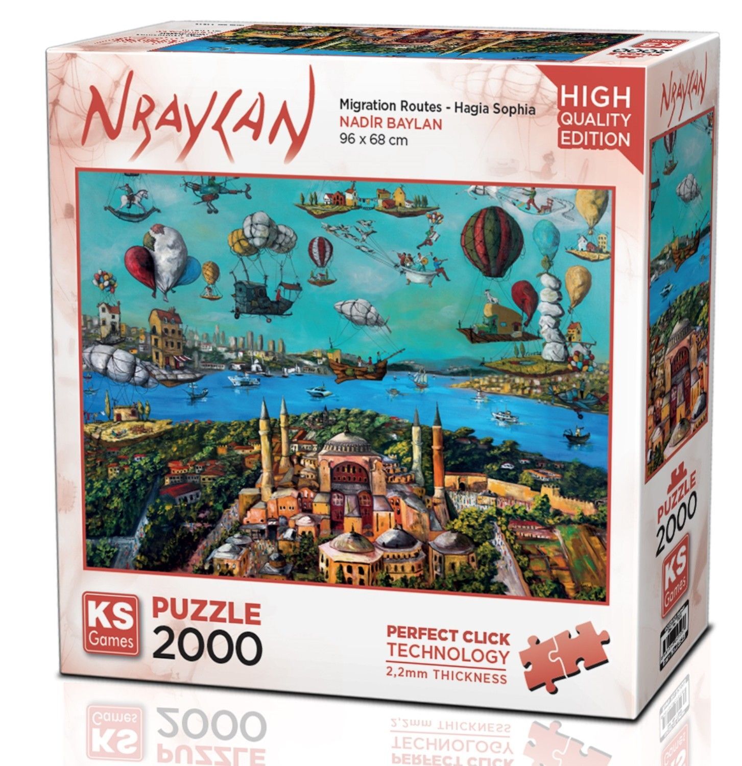 Ks Games Puzzle 2000 Parça Migration Routes Hagia Sophia
