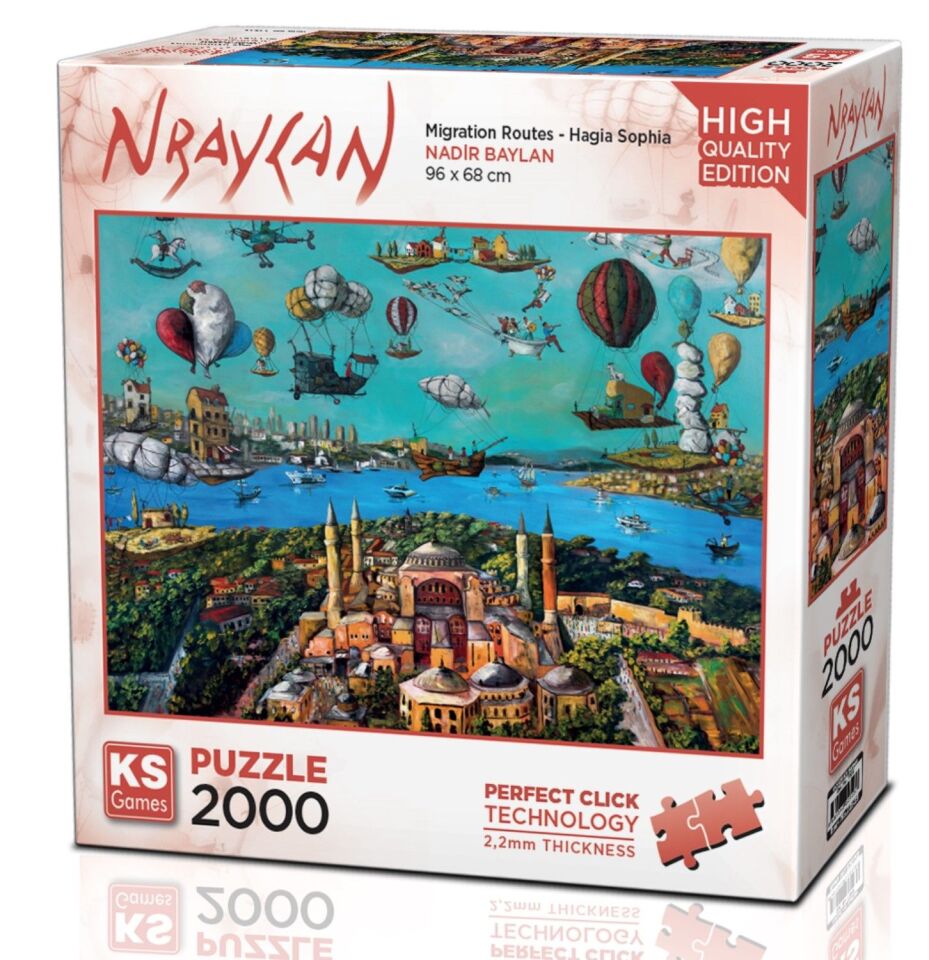 Ks Games Puzzle 2000 Parça Migration Routes Hagia Sophia