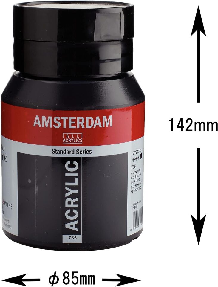 Amsterdam Standart Akrilik 500 Ml Oxyde Black