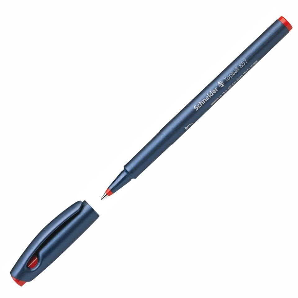 Schneider Topball 857 Konik Uçlu Roller Kalem 0,6 Mm Kırmızı