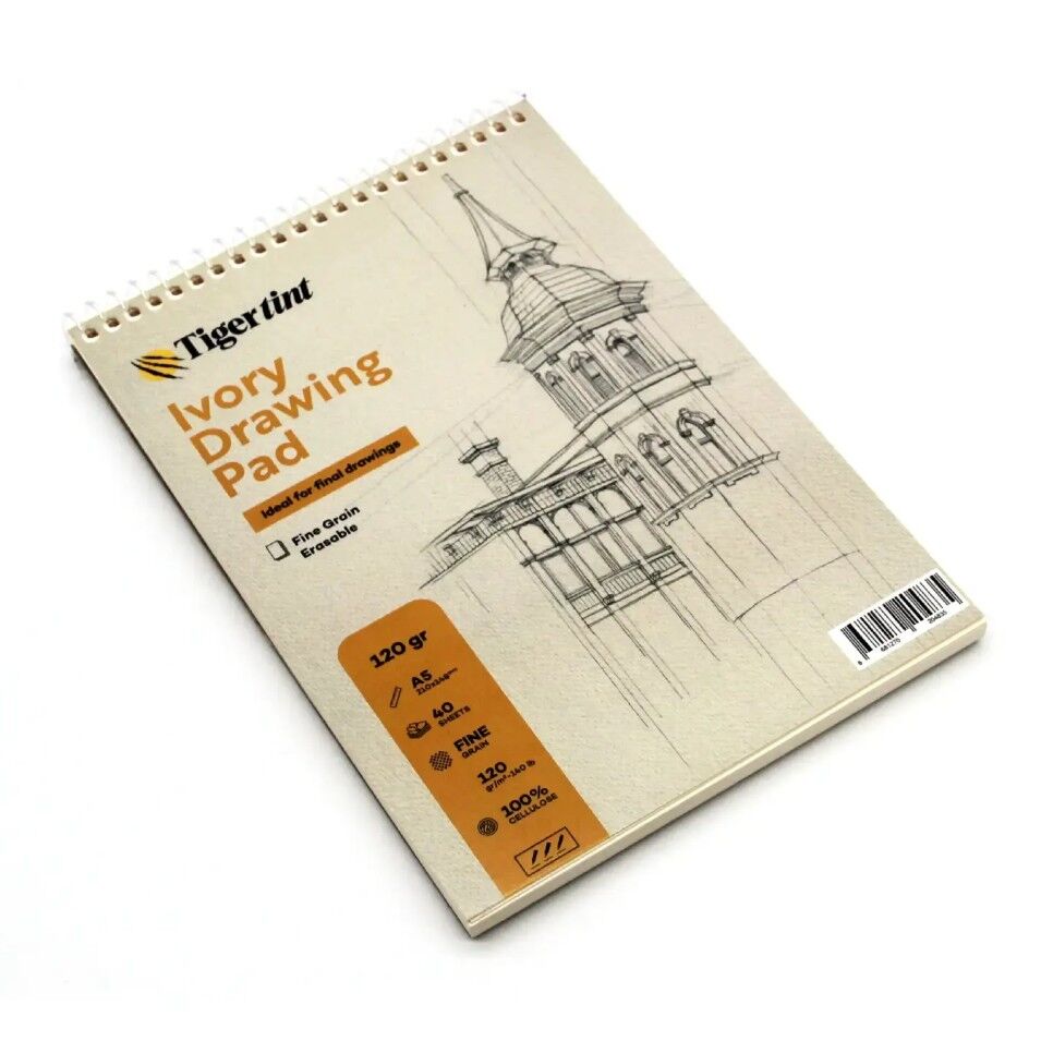 Güven Art Tigertint Eskiz Defteri Ivory A5 120 Gr 40 Yaprak