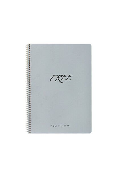 Keskin A4 80 Yaprak Kareli Free Platinum Office Spiralli Bloknot