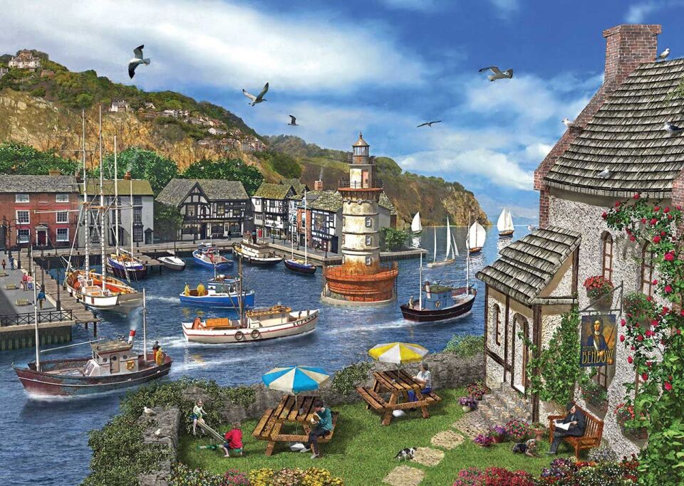 Ks Games Puzzle 2000 Parça Harbour Village