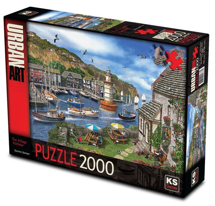 Ks Games Puzzle 2000 Parça Harbour Village