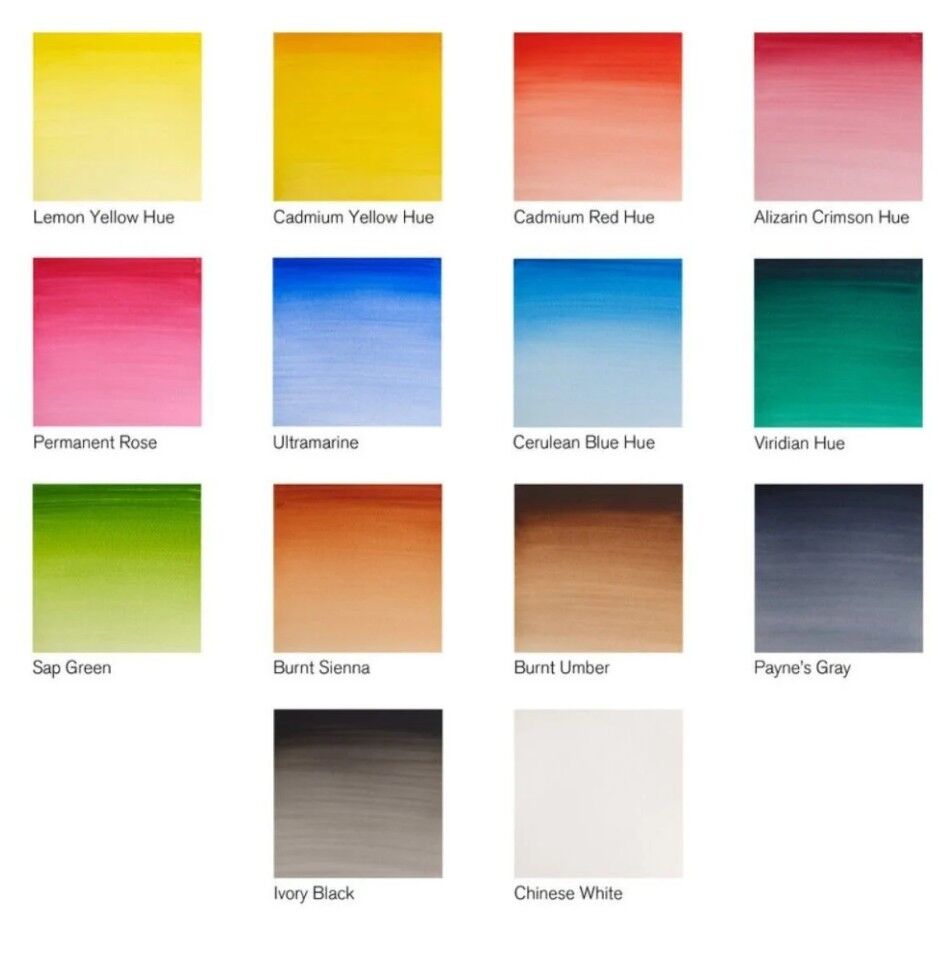 Winsor&Newton Cotman Sulu Boya Seti Compact Set 14xYarım Tablet