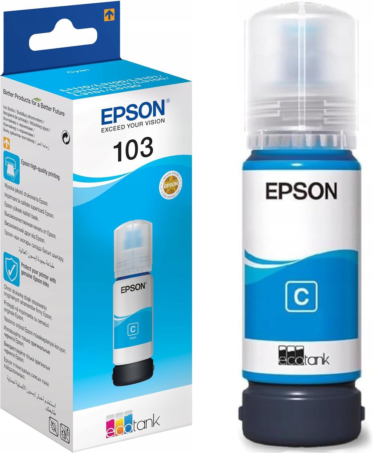 Epson 103 Mavi Şişe Mürekkep