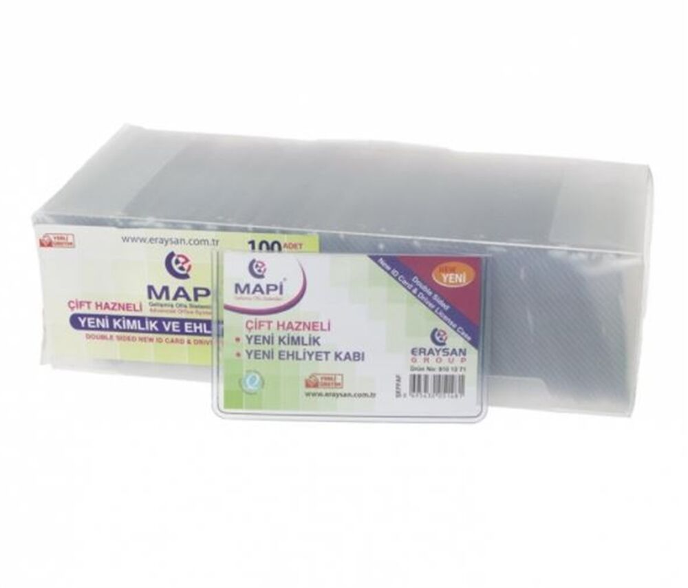 Mapi Çift Hazneli Yeni Kimlik-Ehliyet Kart Lacivert