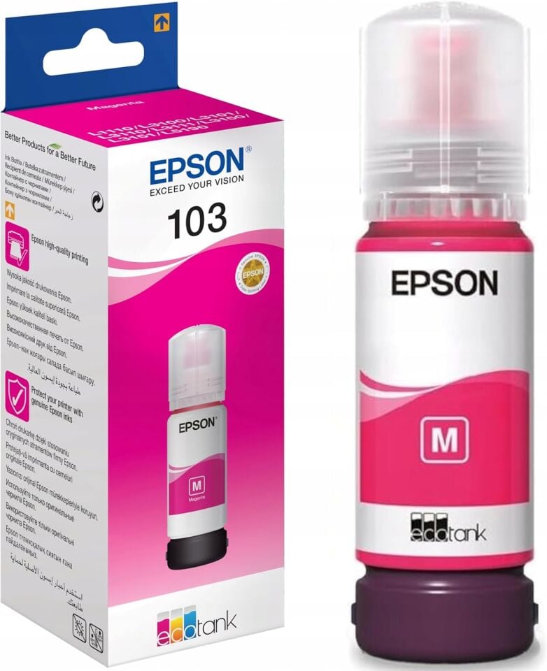 Epson 103 Kırmızı Şişe Mürekkep