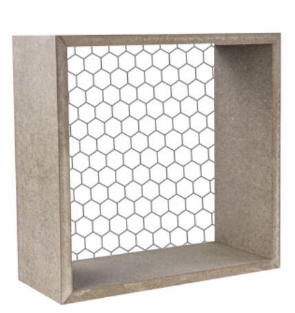 Baykon Ahşap Kare Telli Raf Büyük