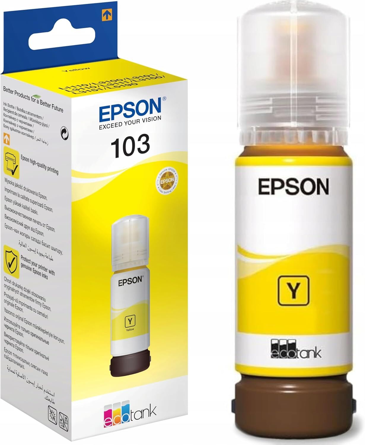 Epson 103 Sarı Şişe Mürekkep