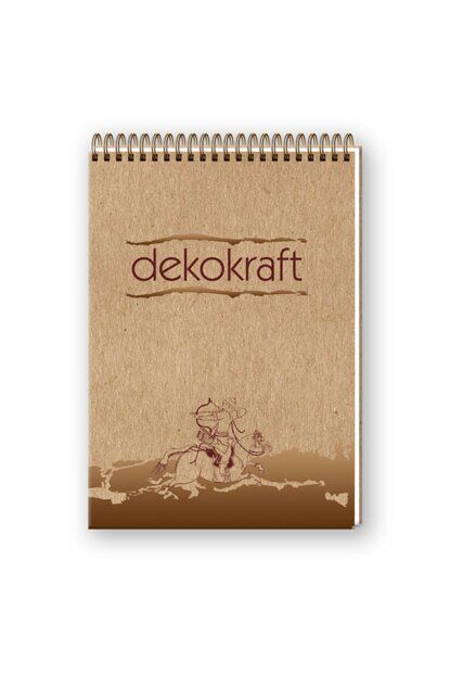 Keskin Dekokraft A4 100 Yaprak Kareli Spralli Bloknot