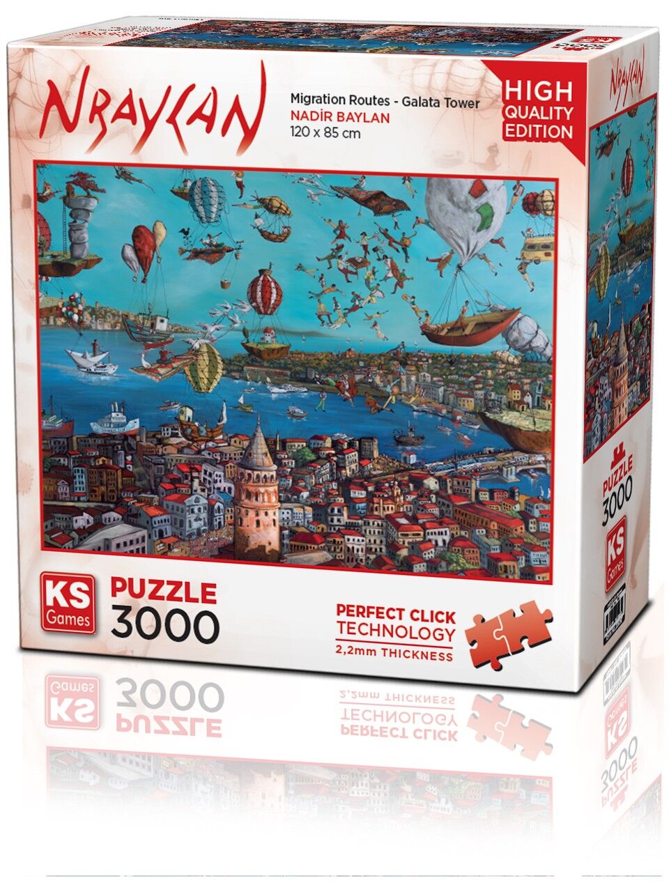 Ks Games Puzzle 3000 Parça Migration Routes Galata Tower