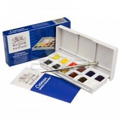 Winsor&Newton Cotman Sulu Boya Cep Tipi Taslak&Çizim Seti 12xYarım Tablet
