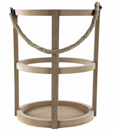 Baykon Ahşap Yuvarlak İpli Fener No 3