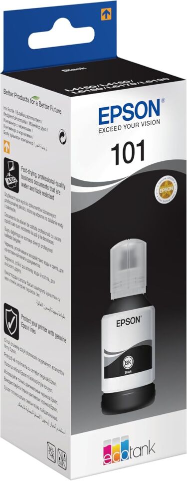 Epson 101 Siyah Şişe Mürekkep