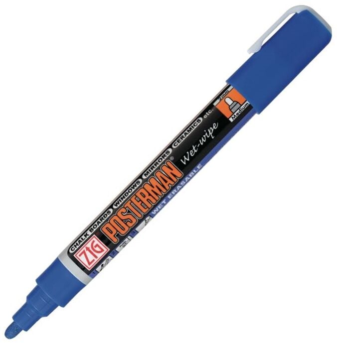 Zig Posterman Wet-Wıpe Pma-330 030 Mavi