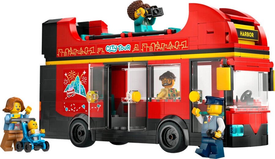 Lego City Kırmızı İki Katlı Gezi Otobüsü 