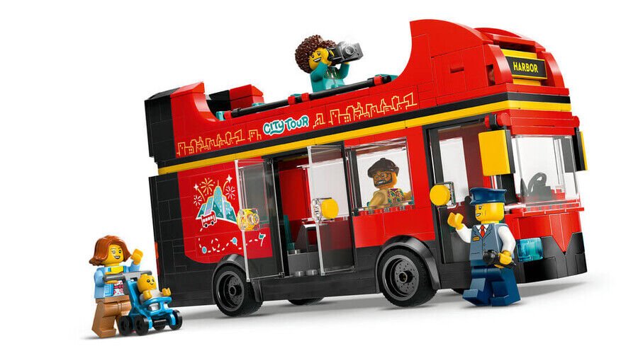 Lego City Kırmızı İki Katlı Gezi Otobüsü 