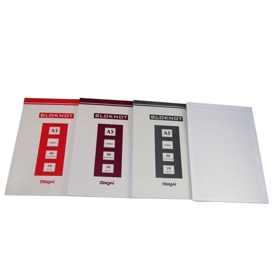 Özkan Masa Bloknot A5 Kareli