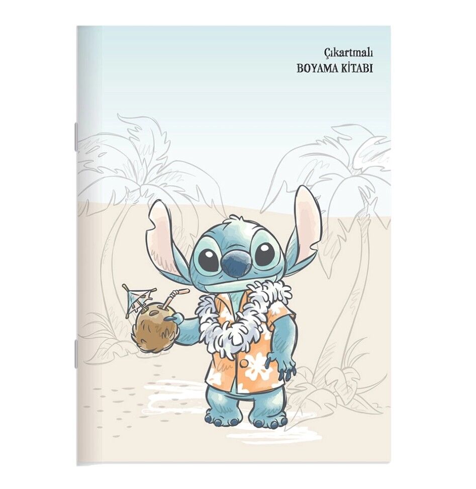 Keskin Lilo&Stitch 20x28 Yaprak Çıkartmalı Boyama Kitabı