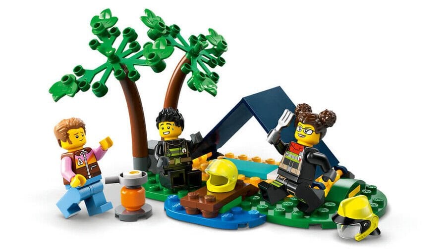Lego 4x4 Kurtarma Botlu İtfaiye Kamyonu 