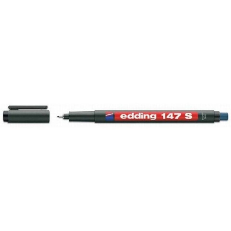 Edding 147S Asetat Kalemi Silgili Siyah