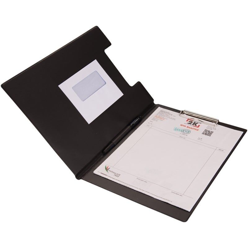 2K Sekreterlik Kapaklı A4 Biala 100 Yaprak 191 Siyah 24x32 Cm