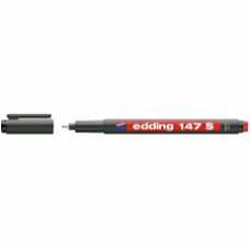 Edding 147S Asetat Kalemi Silgili Kırmızı