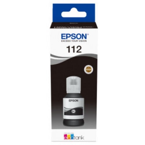 Epson 112 Siyah Şişe Mürekkep