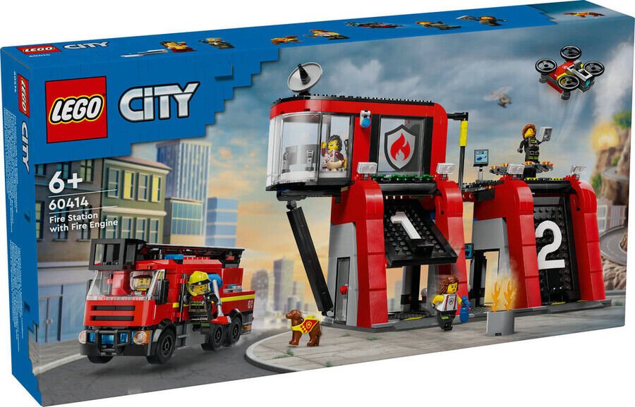 Lego İtfaiye Kamyonlu İtfaiye Merkezi 