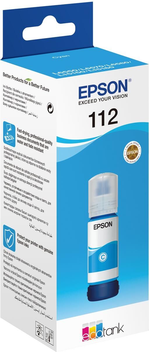 Epson 112 Mavi Şişe Mürekkep
