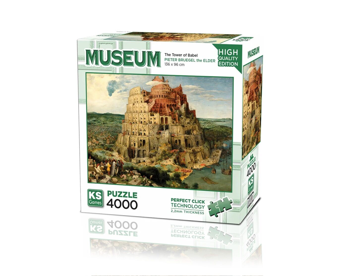 Ks Games Puzzle 4000 Parça The Tower Of Babel