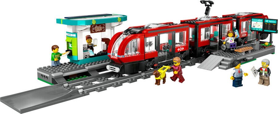 Lego City Downtown Streetcar Station 