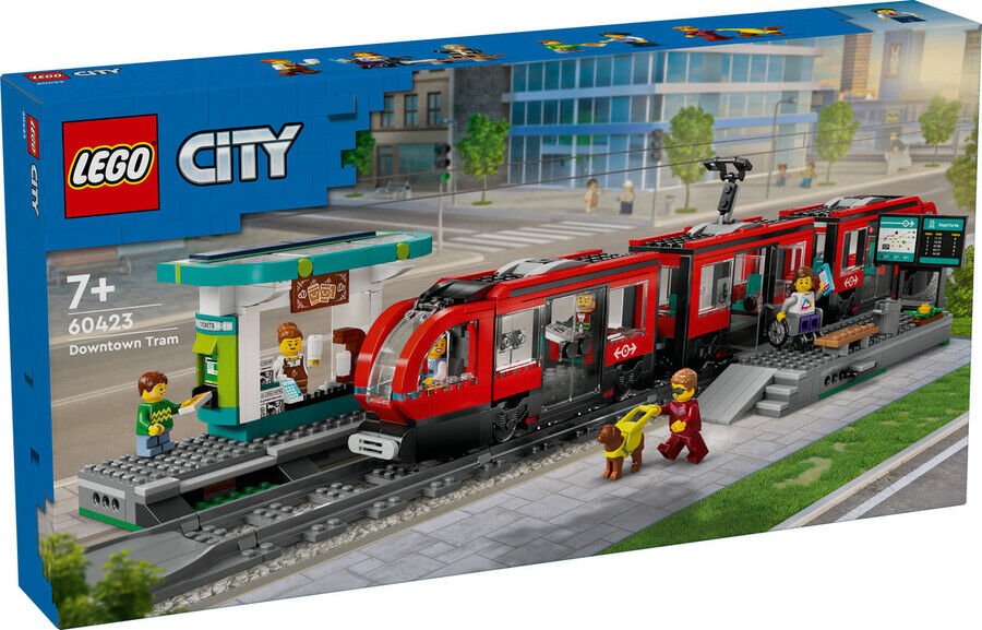 Lego City Downtown Streetcar Station 
