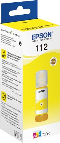 Epson 112 Sarı Şişe Mürekkep