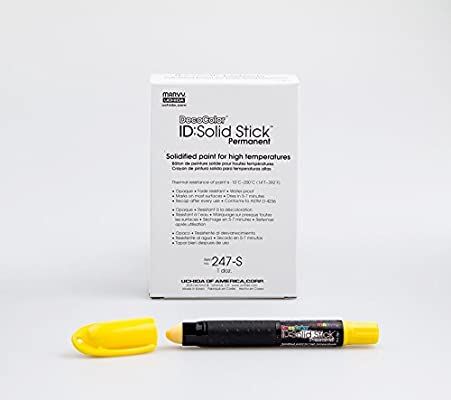 Marvy Solıd Stıck Yellow Industrıal Markör