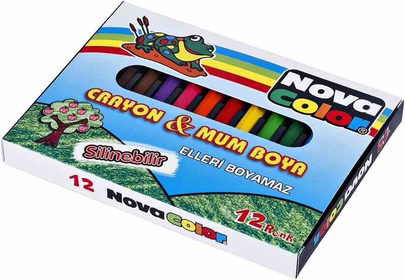 Nova Color Mum Boya Kısa 12 Li