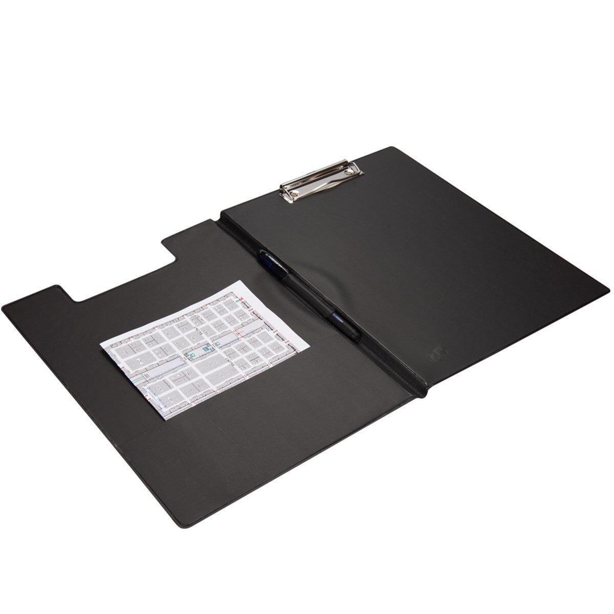 2K Sekreterlik Kapaklı A4 Pvc 100 Yaprak 222 Siyah 24x32 Cm