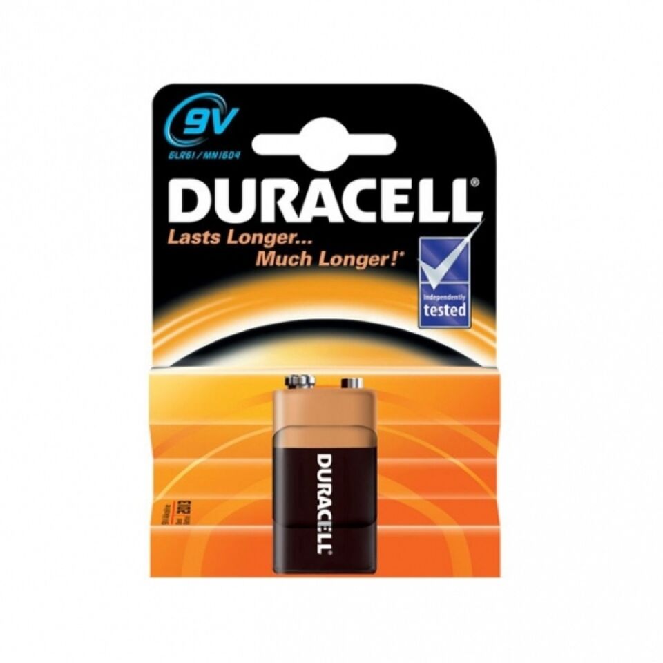 Duracell Pil 9 Volt Tekli