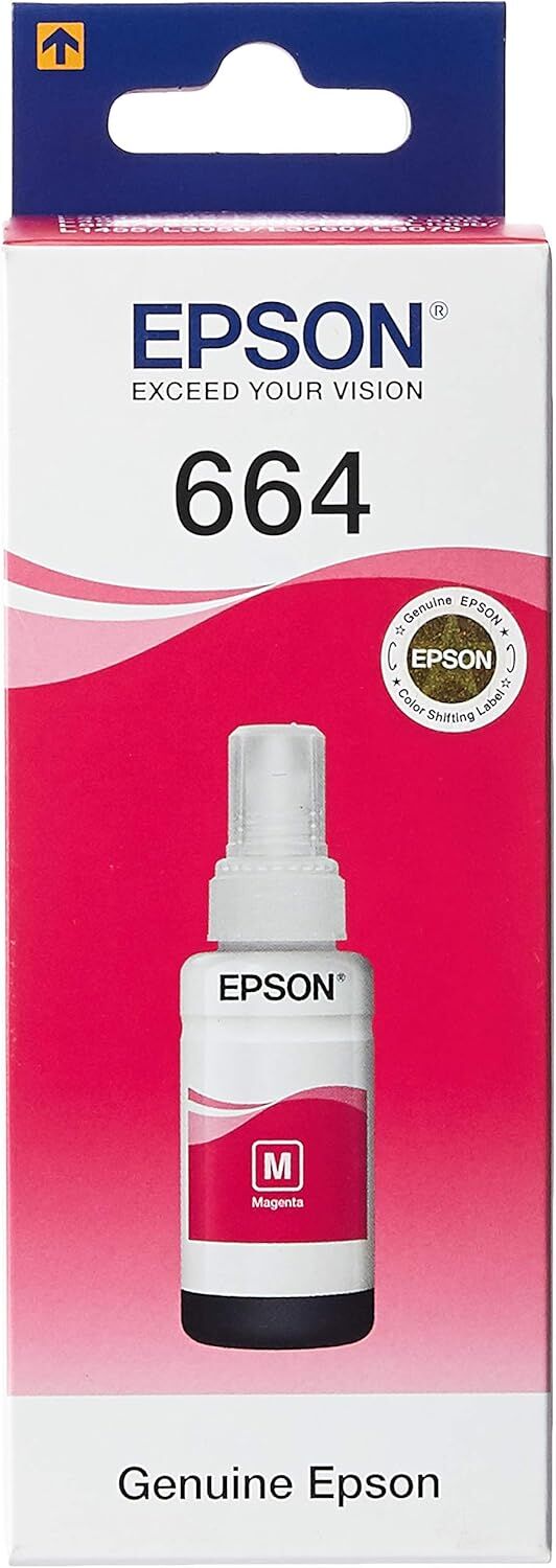 Epson T6643 Kırmızı Şişe Mürekkep