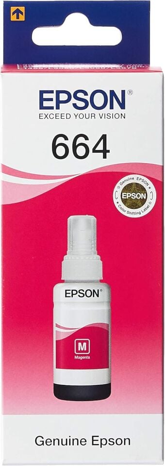 Epson T6643 Kırmızı Şişe Mürekkep