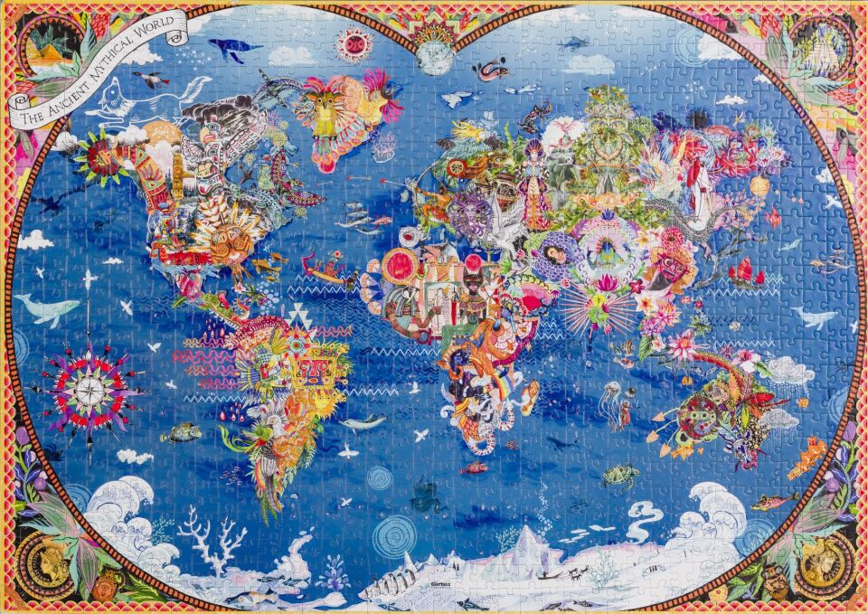 Gürbüz Mitolojik Puzzle 1000 Parça