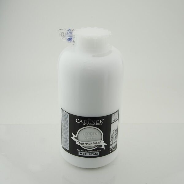 Cadence Hybrid Akrilik Multisurfaces H-001 Beyaz 2000 Ml