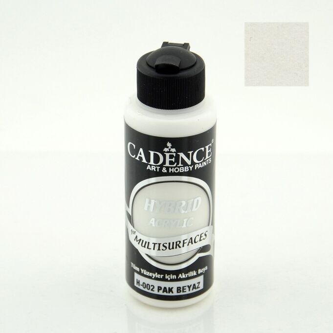 Cadence Hybrid Akrilik Multisurfaces H-002 Pak Beyaz 120 Ml