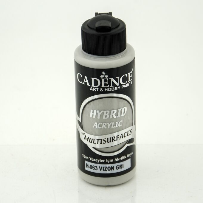 Cadence Hybrid Akrilik Multisurfaces H-063 Vizon Gri 120 Ml