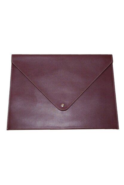 2K Çıtçıtlı Zarf Dosya A4 130-4 Bordo 25,5x33,5 Cm