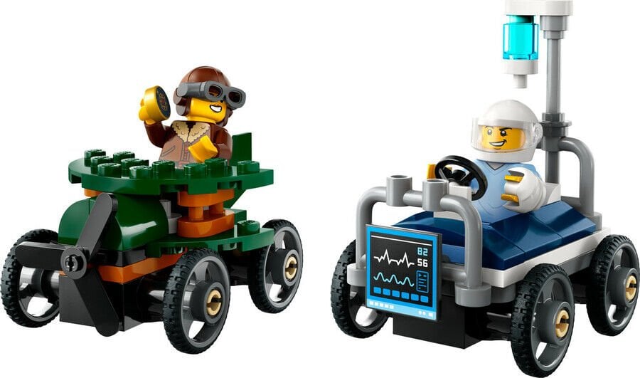 Lego Uçak Hastane Yatağına Karşı