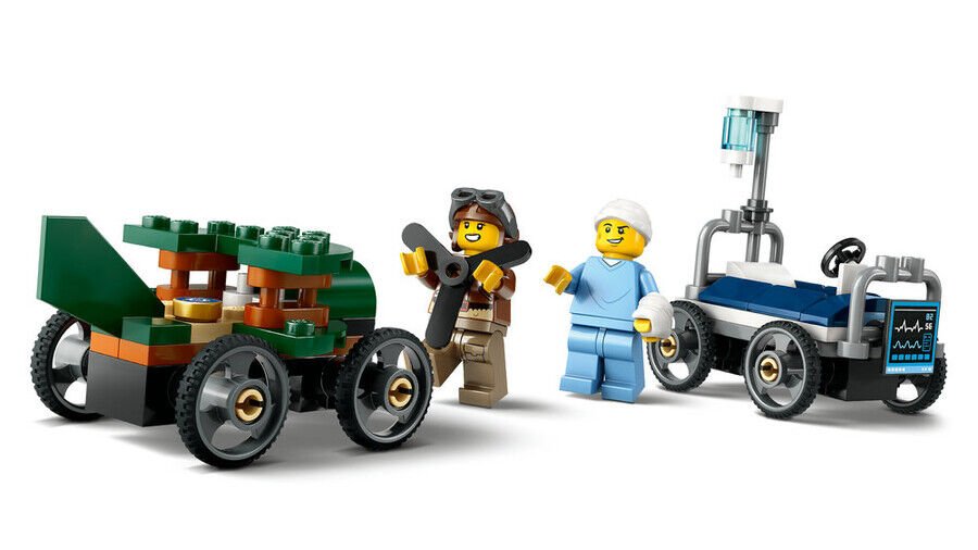 Lego Uçak Hastane Yatağına Karşı