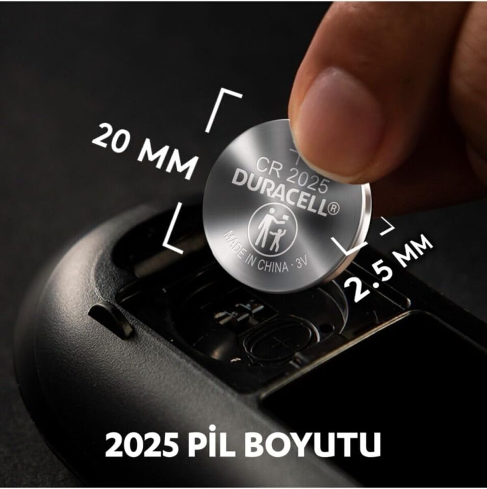 Duracell Pil Lithium 3V Tekli 2025